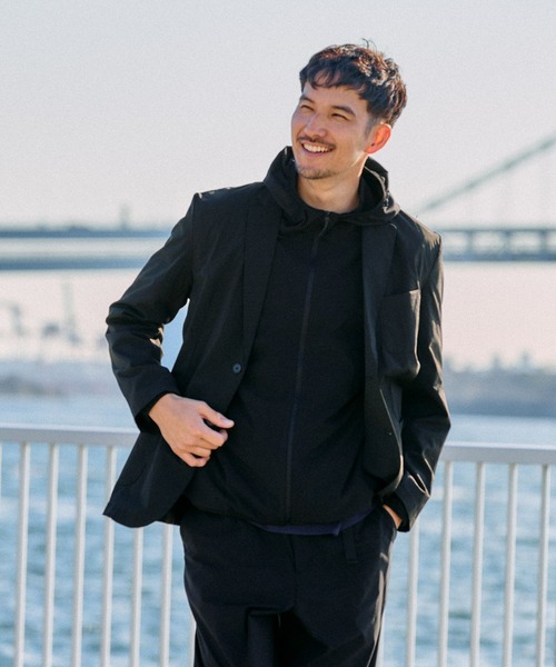 FOUND GOOD（ファウンドグッド）の「パッカブルジャケット（その他アウター・メンズ・ブラック/グレー系5/グリーン系5/ネイビー・S/M/L/XL）」の9枚目の写真