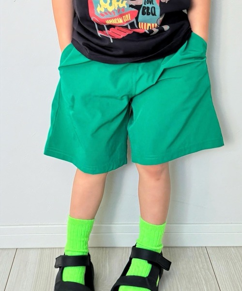 SKAPE（エスケープ）の「ﾌﾟﾁﾌﾟﾘ4分ﾊﾟﾝﾂ（その他パンツ・キッズ・ベージュ/パープル/イエロー/ピンク/グリーン/ブラック・90cm/100cm/110cm/120cm/130cm）」の4枚目の写真