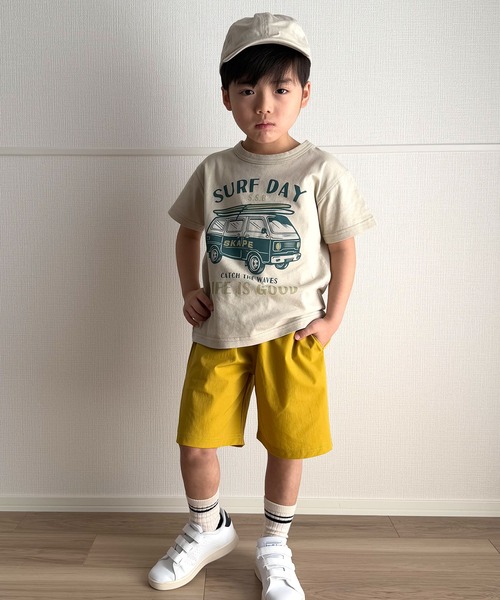 SKAPE（エスケープ）の「ﾌﾟﾁﾌﾟﾘ4分ﾊﾟﾝﾂ（その他パンツ・キッズ・ベージュ/パープル/イエロー/ピンク/グリーン/ブラック・90cm/100cm/110cm/120cm/130cm）」の16枚目の写真
