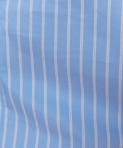 INED(イネド)の「プリーツカラーブラウス(シャツ/ブラウス・レディース・オフホワイト/ストライプ・7号/9号)」の21枚目の写真
