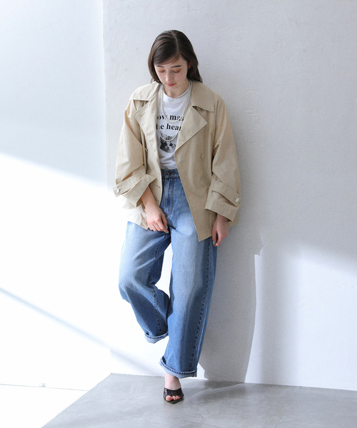 新品未使用✴︎La Totalite ライトショートコート La TOTALITE（ラトータリテ）の「ライトショートコート（その他