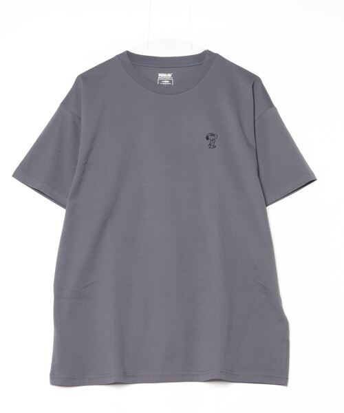PEANUTS（ピーナッツ）の「ピーナッツ  UVコットングラフィックTシャツ JOE COOL（Tシャツ/カットソー・レディース・チャコールグレー/ホワイト/ブラック・S/M/L/XL）」の6枚目の写真