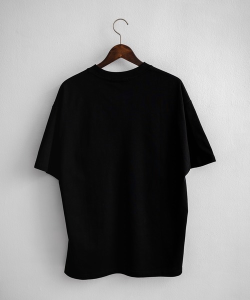 Rocky Monroe(ロッキーモンロー)の「オーバーサイズ ファイヤーフォトプリントクルーネック半袖Tシャツ(Tシャツ/カットソー・メンズ・ブラック/チャコールグレー・M/L/XXL/XL)」の19枚目の写真
