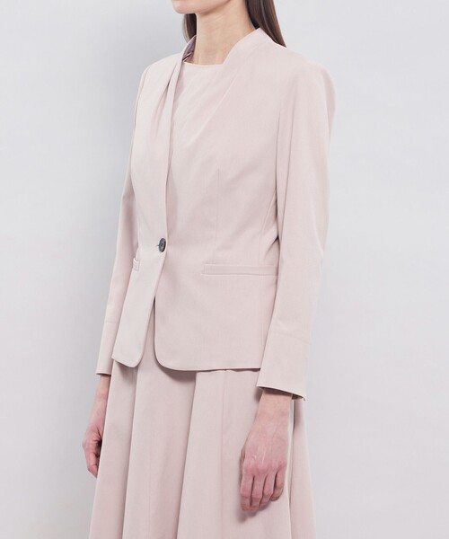 EPOCA（エポカ）の「ドライオックス Vネックノーカラージャケット（ノーカラージャケット・レディース・ブラック/ピンク系その他2/ホワイト・38/40/42）」の10枚目の写真