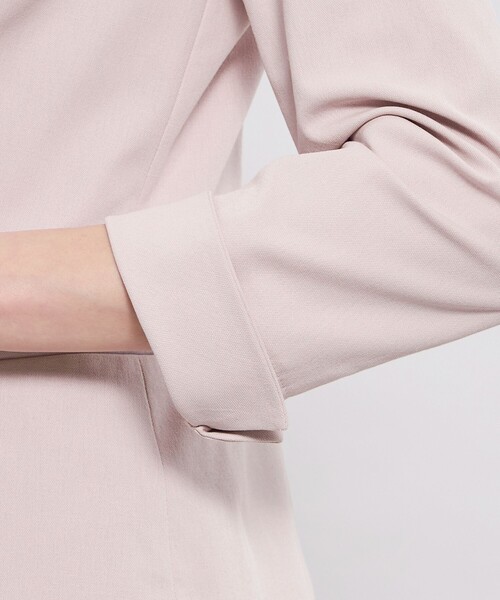 EPOCA（エポカ）の「ドライオックス Vネックノーカラージャケット（ノーカラージャケット・レディース・ブラック/ピンク系その他2/ホワイト・38/40/42）」の12枚目の写真