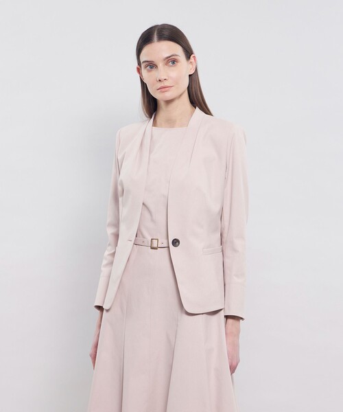 EPOCA（エポカ）の「ドライオックス Vネックノーカラージャケット（ノーカラージャケット・レディース・ブラック/ピンク系その他2/ホワイト・38/40/42）」の18枚目の写真