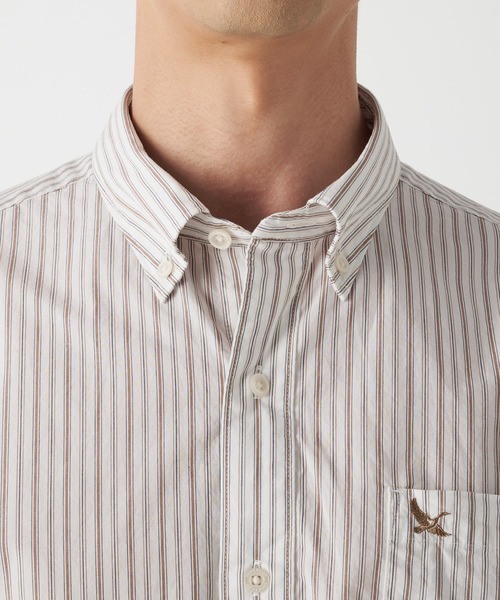 Eddie Bauer(エディーバウアー)の「タイドゥランズ ストライプ 長袖シャツ(シャツ/ブラウス・メンズ・ネイビー系/ブルー系/ベージュ/アイボリー・S/XXL/L/M/XL)」の8枚目の写真