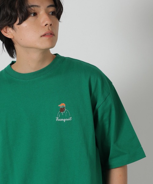 LAKOLE（ラコレ）の「ヒゲサガラ半袖T / 321385（Tシャツ/カットソー・メンズ・ブラック/レッド/グリーン/ライトグレー/ホワイト・LARGE/X-LARGE/MEDIUM）」の14枚目の写真