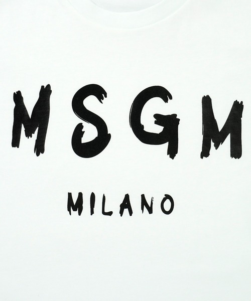 セール】MSGM KIDS ブラッシュロゴTシャツ（Tシャツ/カットソー