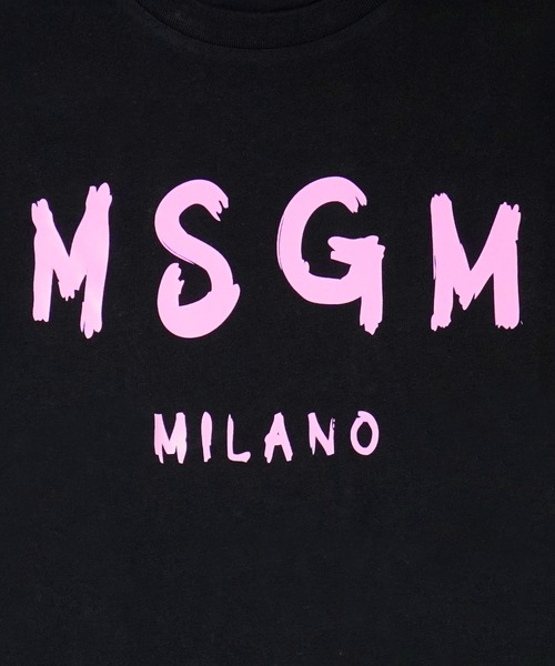 MSGM - 【新品】MSGM エムエスジイエム ブラッシュロゴスウェット 国内正規品 MSGM ブラッシュロゴ スウェット/トレーナー（スウェット