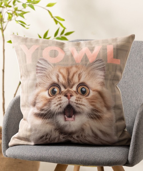 Purr Purr クッションカバー コットンリネン（クッション/クッション