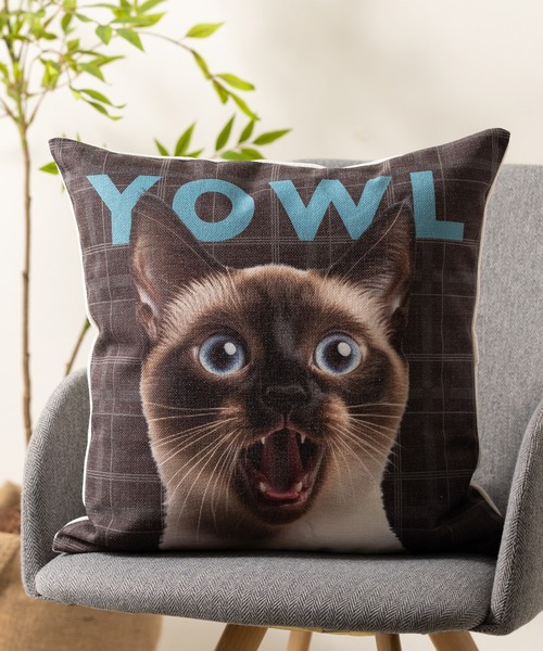 Purr Purr クッションカバー コットンリネン（クッション