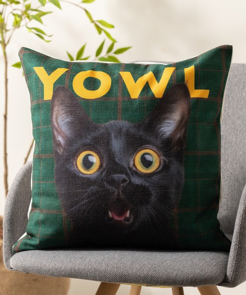 セール】Purr Purr クッションカバー コットンリネン（クッション