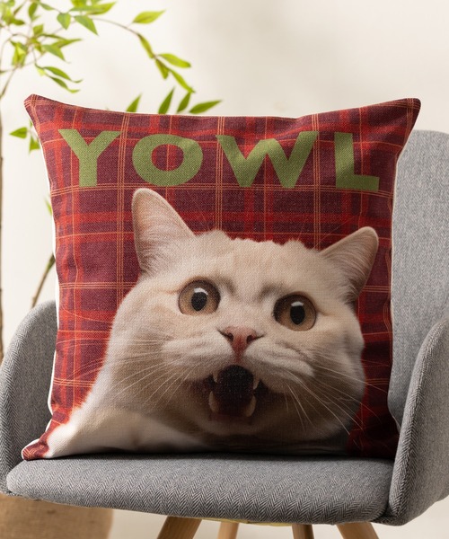Purr Purr クッションカバー コットンリネン（クッション