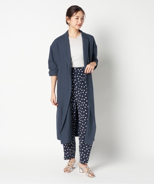 セール】DUNGAREES LINEN LONG COAT（その他アウター