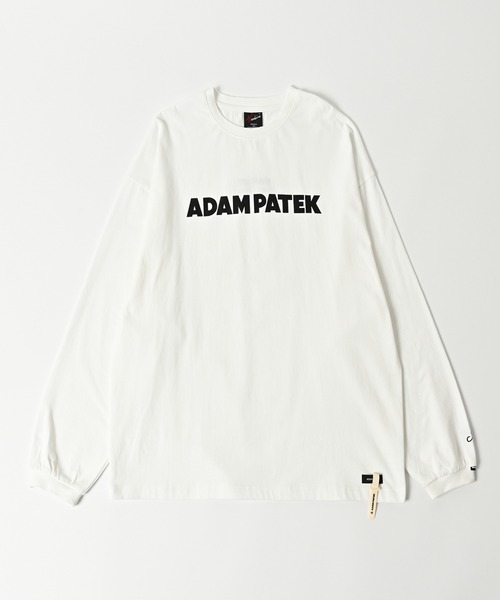 ADAM PATEK(アダムパテック)の「【ADAMPATEK/アダムパテック】basic logo long sleeve T/ロゴロングスリーブTシャツ(Tシャツ/カットソー・メンズ・オレンジ/パープル/ホワイト/ブラック・1/2)」の6枚目の写真