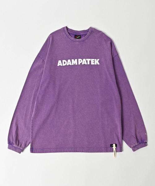 ADAM PATEK(アダムパテック)の「【ADAMPATEK/アダムパテック】basic logo long sleeve T/ロゴロングスリーブTシャツ(Tシャツ/カットソー・メンズ・オレンジ/パープル/ホワイト/ブラック・1/2)」の18枚目の写真