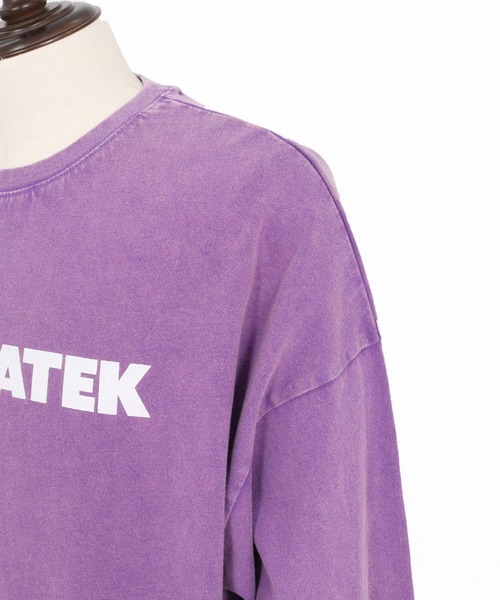 ADAM PATEK(アダムパテック)の「【ADAMPATEK/アダムパテック】basic logo long sleeve T/ロゴロングスリーブTシャツ(Tシャツ/カットソー・メンズ・オレンジ/パープル/ホワイト/ブラック・1/2)」の11枚目の写真