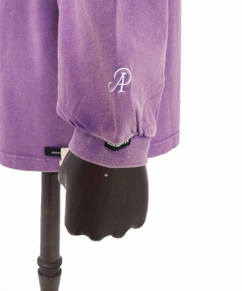 ADAM PATEK(アダムパテック)の「【ADAMPATEK/アダムパテック】basic logo long sleeve T/ロゴロングスリーブTシャツ(Tシャツ/カットソー・メンズ・オレンジ/パープル/ホワイト/ブラック・1/2)」の10枚目の写真