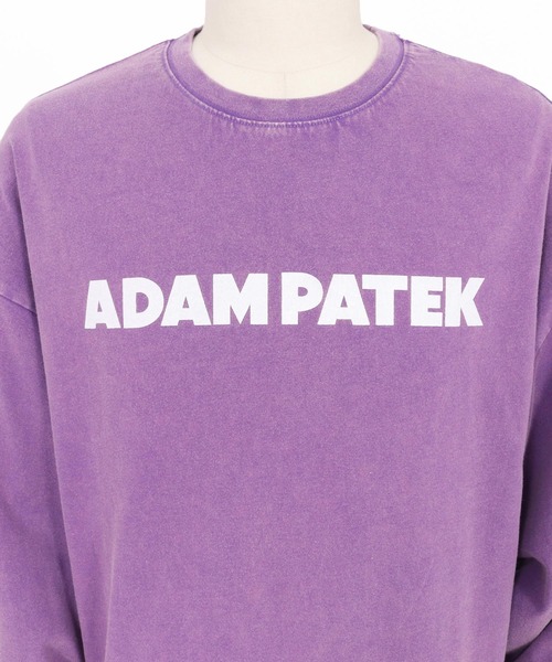 ADAM PATEK(アダムパテック)の「【ADAMPATEK/アダムパテック】basic logo long sleeve T/ロゴロングスリーブTシャツ(Tシャツ/カットソー・メンズ・オレンジ/パープル/ホワイト/ブラック・1/2)」の8枚目の写真