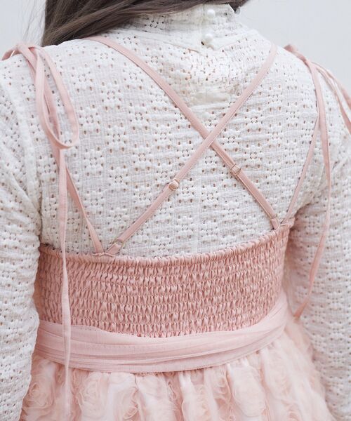 Areeam 3Dフラワーチュールキャミワンピース Areeam｜3Dフラワーチュールキャミワンピース | Rakuten Fashion
