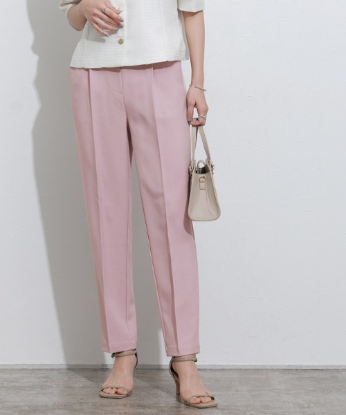 Pierrot（ピエロ）の「接触冷感高見えゆるテーパードパンツ（その他パンツ・レディース・ピンク/チャコール/ベージュ系その他/杢グレー/ブラック/ネイビー・TLL/TM/M/S/PL/PM/PS/L/TL/LL）」の6枚目の写真