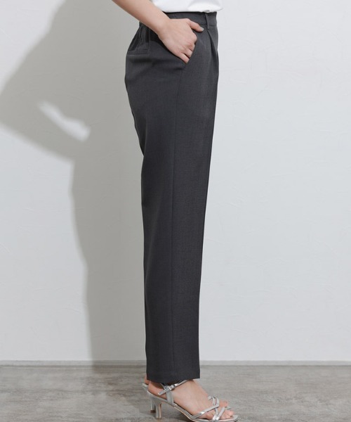 Pierrot（ピエロ）の「接触冷感高見えゆるテーパードパンツ（その他パンツ・レディース・ピンク/チャコール/ベージュ系その他/杢グレー/ブラック/ネイビー・TLL/TM/M/S/PL/PM/PS/L/TL/LL）」の18枚目の写真