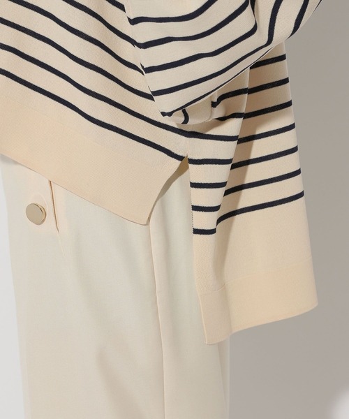 Elura（エルーラ）の「サラサラタッチショートプルオーバー/320161（ニット/セーター・レディース・ダークネイビー/ネイビー/ブルー/オフホワイト/オレンジ/イエロー・FREE）」の21枚目の写真