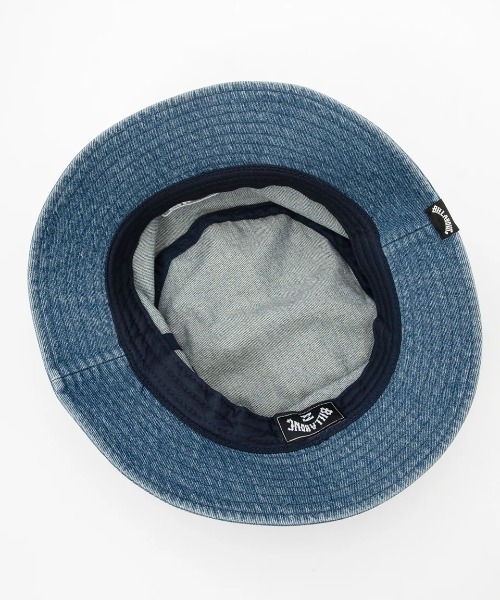 BILLABONG（ビラボン）の「BILLABONG メンズ 【INDIGO COLLECTION】 DENIM HAT ハット 【2025年春夏モデル】/ビラボンロゴデニムバケハ(バケットハット)（ハット・メンズ・ブルー/ブラック・FREE）」の5枚目の写真