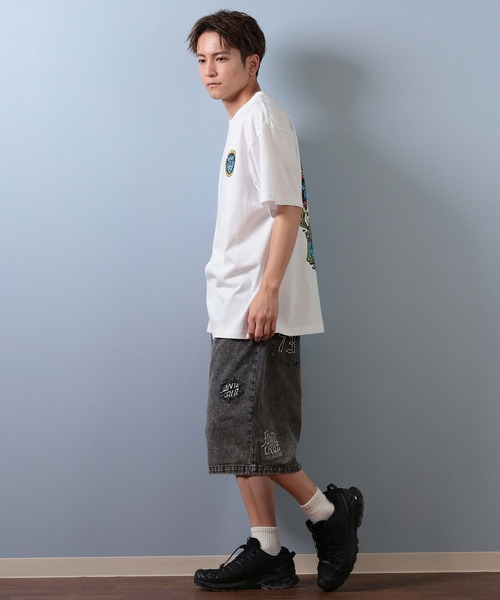 SANTA CRUZ(サンタクルーズ)の「【ムラサキスポーツ限定】SANTACRUZ/サンタクルーズ 半袖Tシャツ バックプリント 502253407(Tシャツ/カットソー・メンズ・ブラック/ホワイト・M/L/XL)」の7枚目の写真