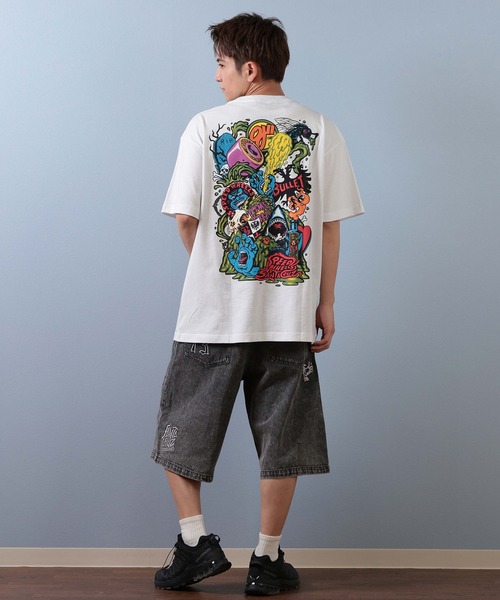 SANTA CRUZ(サンタクルーズ)の「【ムラサキスポーツ限定】SANTACRUZ/サンタクルーズ 半袖Tシャツ バックプリント 502253407(Tシャツ/カットソー・メンズ・ブラック/ホワイト・M/L/XL)」の9枚目の写真