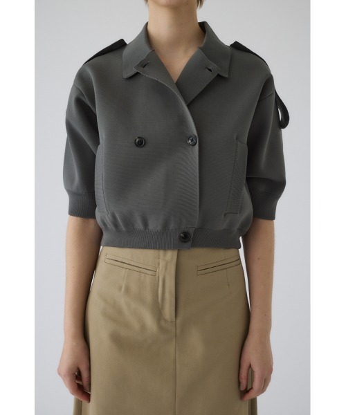 RIM.ARK（リムアーク）の「Riders knit CD ライダースニットカーディガン（カーディガン/ボレロ・レディース・ブラック/グレー・FREE）」の15枚目の写真