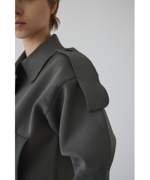 RIM.ARK（リムアーク）の「Riders knit CD ライダースニットカーディガン（カーディガン/ボレロ・レディース・ブラック/グレー・FREE）」の12枚目の写真