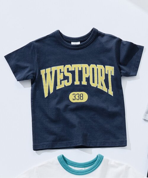 F.O.KIDS（エフオーキッズ）の「【ジュニア対応】カラバリグラフィック半袖Tシャツ（Tシャツ/カットソー・キッズ・オフホワイト/ネイビー/その他11/ピンク/ライム/ブラック/サックスブルー/グレー・160/150/130/140/80/90/100/110/120）」の5枚目の写真