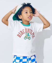 【ジュニア対応】カラバリグラフィック半袖Tシャツ