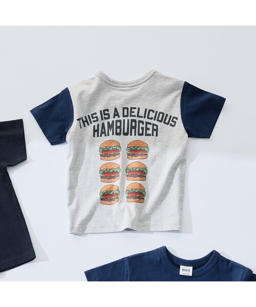 F.O.KIDS（エフオーキッズ）の「【ジュニア対応】カラバリグラフィック半袖Tシャツ（Tシャツ/カットソー・キッズ・オフホワイト/ネイビー/その他11/ピンク/ライム/ブラック/サックスブルー/グレー・160/150/130/140/80/90/100/110/120）」の9枚目の写真