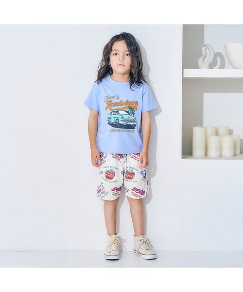 F.O.KIDS（エフオーキッズ）の「【ジュニア対応】カラバリグラフィック半袖Tシャツ（Tシャツ/カットソー・キッズ・オフホワイト/ネイビー/その他11/ピンク/ライム/ブラック/サックスブルー/グレー・160/150/130/140/80/90/100/110/120）」の13枚目の写真