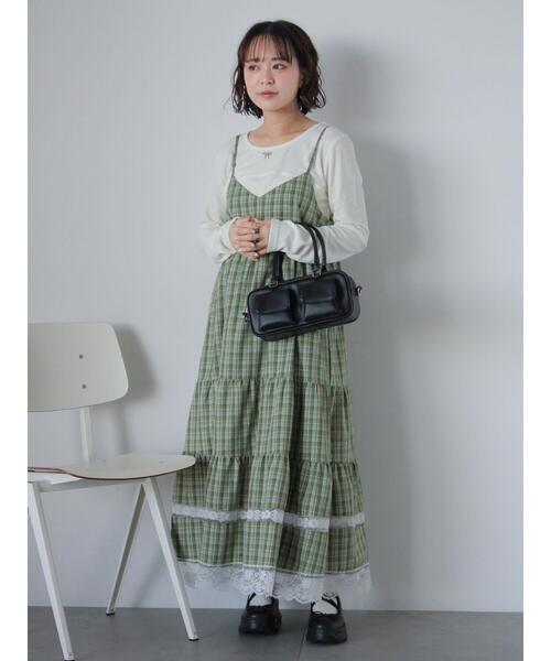 ehka sopo（エヘカソポ）の「リボンチャーム付きカットソー（Tシャツ/カットソー・レディース・ブラック/グレー/サックスブルー/キナリ・F）」の10枚目の写真