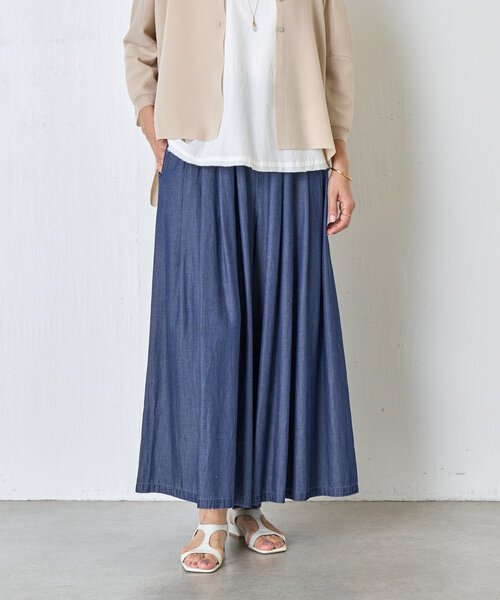 BEARDSLEY（ビアズリー）の「デニムバギー（その他パンツ・レディース・インディゴブルー・FREE）」の6枚目の写真