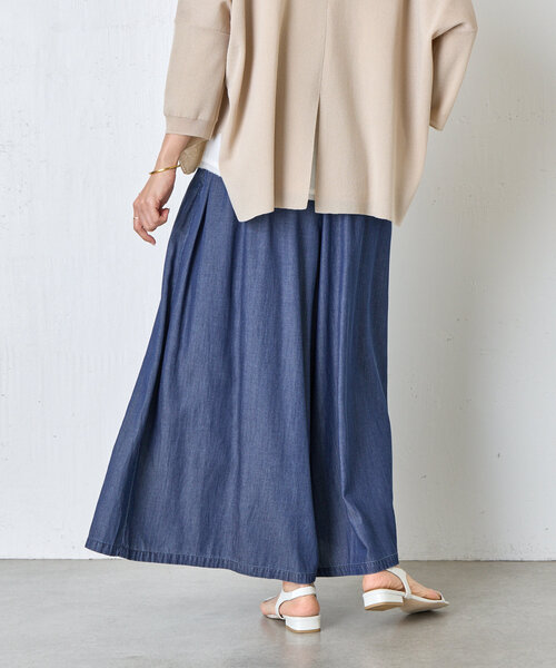 BEARDSLEY（ビアズリー）の「デニムバギー（その他パンツ・レディース・インディゴブルー・FREE）」の8枚目の写真