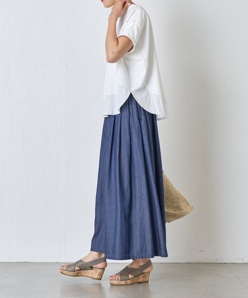 ゆでたまご　ビアズリー ストレッチバギーデニムパンツ ゆでたまご様専用 ビアズリー ストレッチバギーデニムパンツ