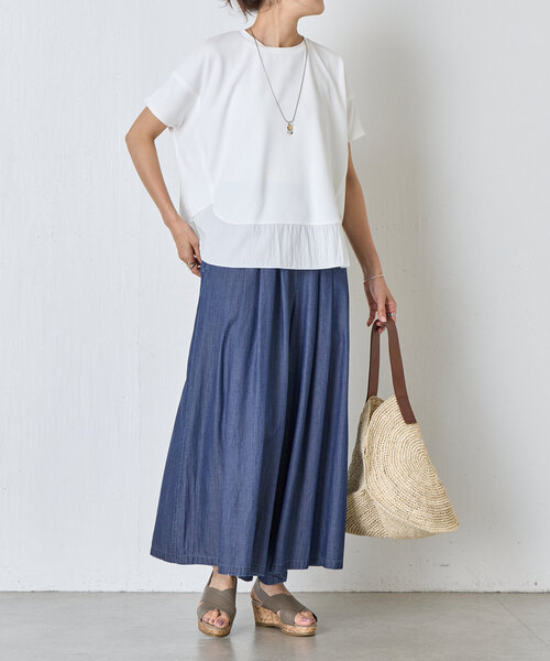 BEARDSLEY（ビアズリー）の「デニムバギー（その他パンツ・レディース・インディゴブルー・FREE）」の13枚目の写真