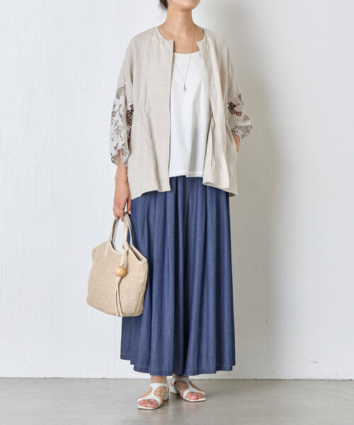 BEARDSLEY（ビアズリー）の「デニムバギー（その他パンツ・レディース・インディゴブルー・FREE）」の18枚目の写真