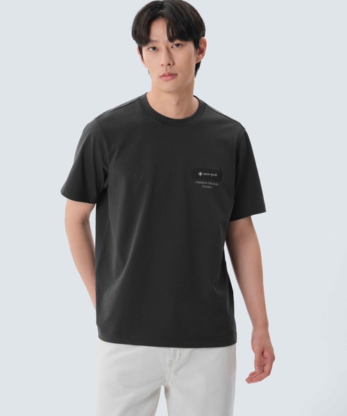 Snow Peak(スノーピーク)の「Aerocool W Patch Short Sleeve T(Tシャツ/カットソー・メンズ・ホワイト/ベージュ/ネイビー/イエロー/ブラック・M/L/XL/XXL)」の4枚目の写真