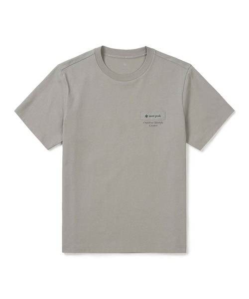 Snow Peak(スノーピーク)の「Aerocool W Patch Short Sleeve T(Tシャツ/カットソー・メンズ・ホワイト/ベージュ/ネイビー/イエロー/ブラック・M/L/XL/XXL)」の6枚目の写真