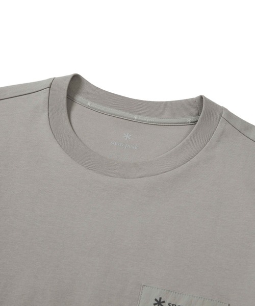 Snow Peak(スノーピーク)の「Aerocool W Patch Short Sleeve T(Tシャツ/カットソー・メンズ・ホワイト/ベージュ/ネイビー/イエロー/ブラック・M/L/XL/XXL)」の8枚目の写真