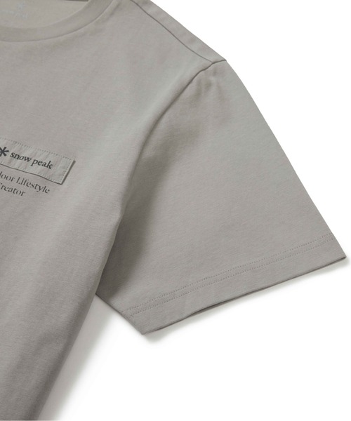 Snow Peak(スノーピーク)の「Aerocool W Patch Short Sleeve T(Tシャツ/カットソー・メンズ・ホワイト/ベージュ/ネイビー/イエロー/ブラック・M/L/XL/XXL)」の10枚目の写真