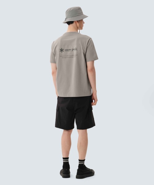Snow Peak(スノーピーク)の「Aerocool W Patch Short Sleeve T(Tシャツ/カットソー・メンズ・ホワイト/ベージュ/ネイビー/イエロー/ブラック・M/L/XL/XXL)」の15枚目の写真