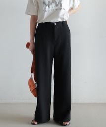 NOMBRE IMPAIR（ノンブルアンペール）の「TRシアサッカー　ワイドフレアパンツ（その他パンツ）」