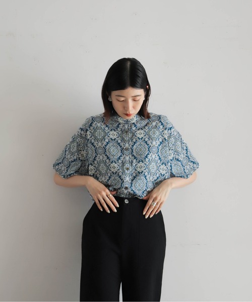 TRシアサッカー ワイドフレアパンツ | NOMBRE IMPAIR